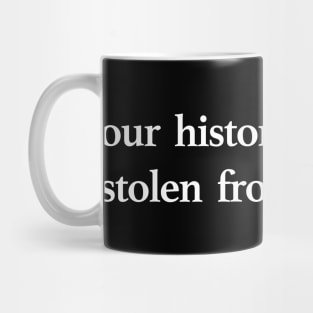 OUR HISTORY HAS BEEN STOLEN Mug